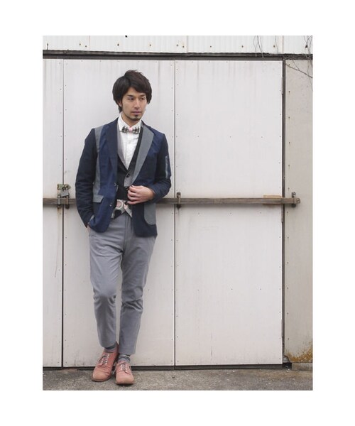 NIRAME.CO(ニラメッコ)の「JA-1 ~ネイビーチェック~(テーラードジャケット・メンズ・その他)」の4枚目の写真