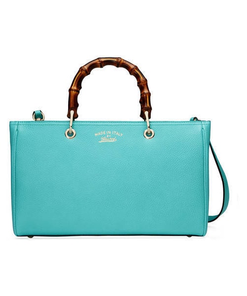 GUCCI（グッチ）の「〔バンブー ショッパー〕ミディアム レザートート