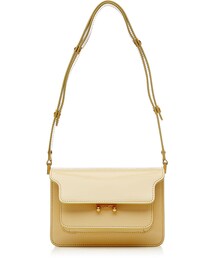 MARNI | Marni パテントレザーショルダーバッグ - ベージュ(ショルダーバッグ)