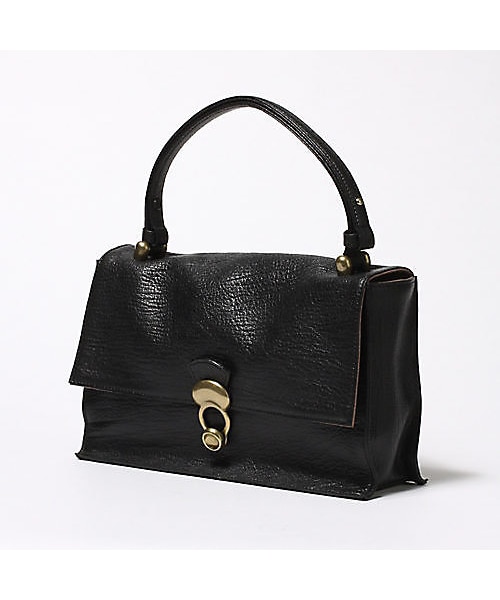 Toff＆Loadstoneトフ＆ロードストーン レザーバッグ ブラック 20%オフ！SALE】 トフアンドロードストーン ハンドバッグ Eight