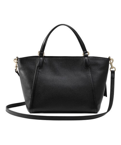 GUCCI（グッチ）の「〔ソーホー〕レザー トップハンドルバッグ（ショルダーバッグ・レディース・オフホワイト  レザー/ブラック  レザー・U）」の13枚目の写真