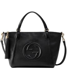 GUCCI | 〔ソーホー〕レザー トップハンドルバッグ(ショルダーバッグ)