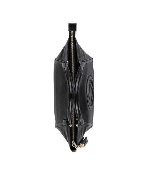 GUCCI（グッチ）の「〔ソーホー〕レザー トップハンドルバッグ（ショルダーバッグ・レディース・オフホワイト  レザー/ブラック  レザー・U）」の16枚目の写真