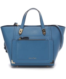 Samantha Thavasa トートバッグとミニバッグ Samantha Thavasa サマンサタバサ お花付 牛革 3way ミニ トート