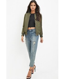 FOREVER 21 | FOREVER21 ボーイフレンドクロップジーンズ(デニムパンツ)