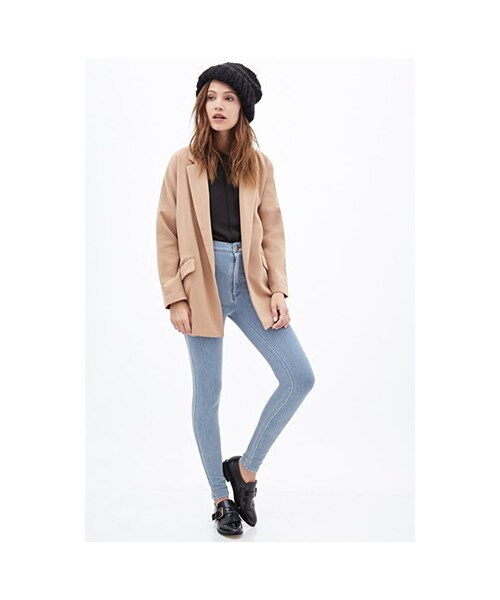 FOREVER 21（フォーエバー トゥエンティーワン）の「FOREVER 21 ハイライズスキニージーンズ（デニムパンツ・レディース・DENIM/DENIM WASHED・X-Small/Small/Medium/Large）」の2枚目の写真