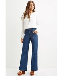 FOREVER 21 | FOREVER21 フレアセーラージーンズ(デニムパンツ)
