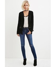 FOREVER 21 | FOREVER21 ダメージスキニージーンズ(デニムパンツ)