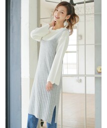 KORMARCH | リブ組みロングワンピース(ワンピース)