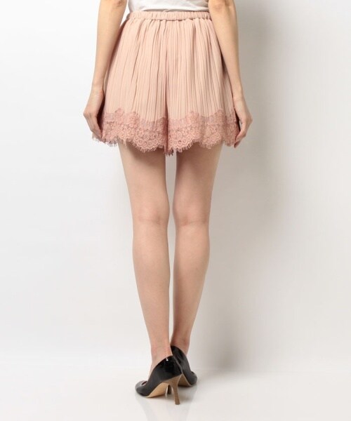 SNIDEL（スナイデル）の「スナイデル レースシフォンショートパンツ
