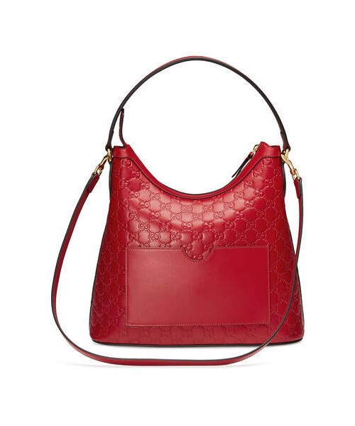 GUCCI(グッチ)の「オンライン限定 グッチ シグネチャー ホーボー(ショルダーバッグ・レディース・キャンディピンク グッチ シグネチャー/グッチ シグネチャー パープル/グッチ シグネチャー ハイビスカスレッド/ブラック グッチ シグネチャー/GGスプリーム/GGスプリーム キャンバス・U)」の10枚目の写真