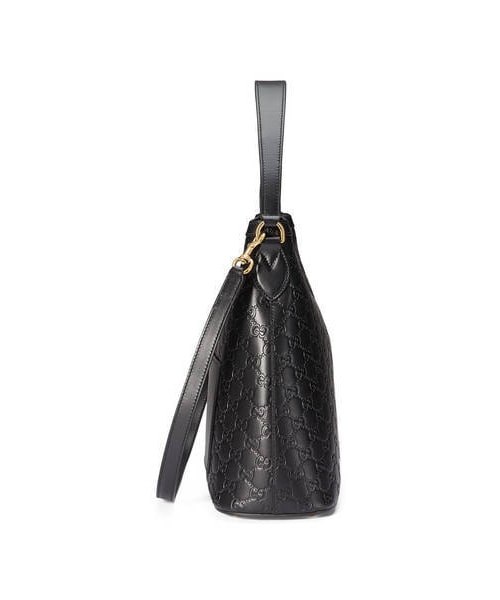 GUCCI(グッチ)の「オンライン限定 グッチ シグネチャー ホーボー(ショルダーバッグ・レディース・キャンディピンク グッチ シグネチャー/グッチ シグネチャー パープル/グッチ シグネチャー ハイビスカスレッド/ブラック グッチ シグネチャー/GGスプリーム/GGスプリーム キャンバス・U)」の9枚目の写真