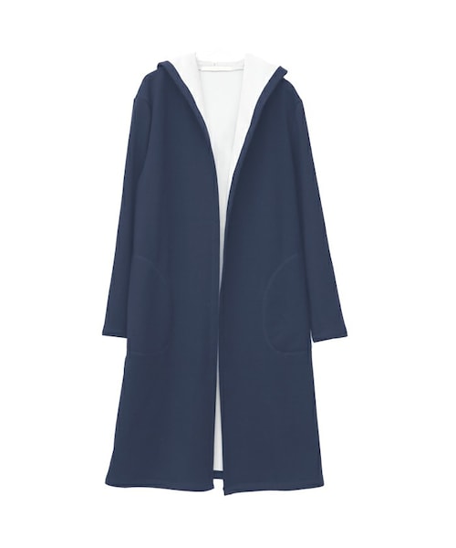 aimoha(アイモハ)の「トッパーカーディガンコート(ダウンジャケット/コート・レディース・/ブラック/グレー/ブラウン・フリー/F)」の1枚目の写真