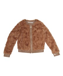 aimoha | フェイクファーノーカラーブルゾン(ブルゾン)