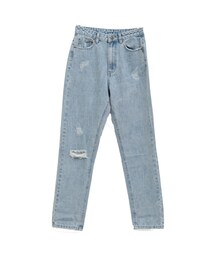 aimoha | ダメージデニムハイライズパンツ(デニムパンツ)