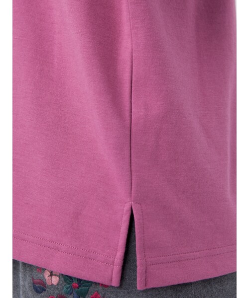 w closet（ダブルクローゼット）の「チョーカー付きターンバック袖プルオーバー（トップス・レディース・サックス/Dピンク/ローズ/ブラック・FREE）」の11枚目の写真