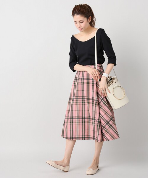 IENA（イエナ）の「チェック タフタスカート（）」 - WEAR 