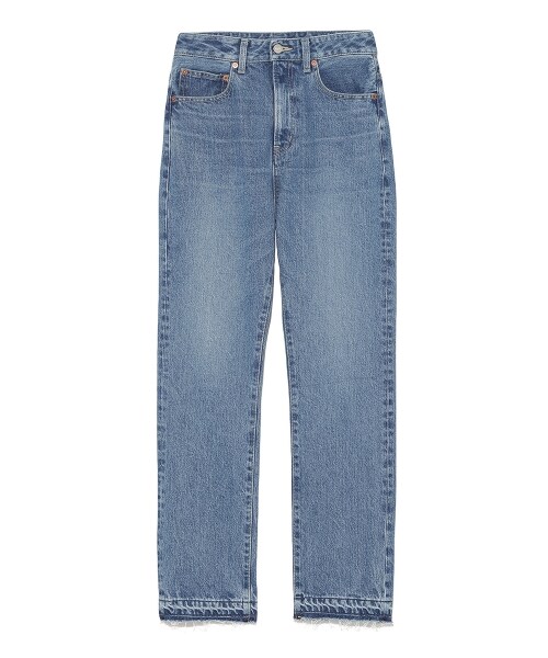 SNIDEL（スナイデル）の「アンクルストレートデニムパンツ（デニムパンツ・レディース・LBLU/BLU/BLK・0/1）」の2枚目の写真