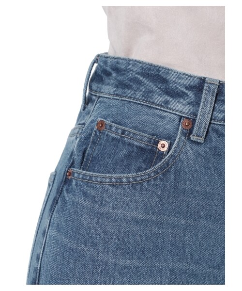 SNIDEL（スナイデル）の「アンクルストレートデニムパンツ（デニムパンツ・レディース・LBLU/BLU/BLK・0/1）」の9枚目の写真