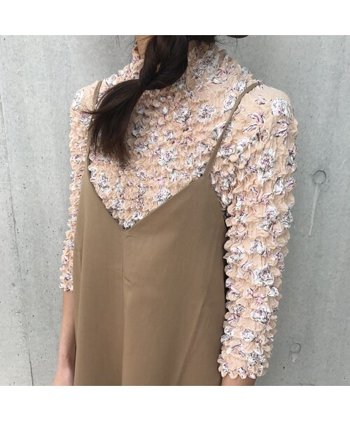 copine（コピン）の「Vネックツイルキャミオールインワン(3color)【クリックポスト対象商品】（サロペット/オーバーオール・レディース・その他）」の5枚目の写真
