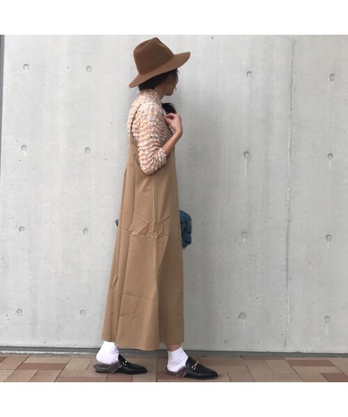 copine(コピン)の「くしゅくしゅ★ポップコーン加工花柄プルオーバー(3color)【クリックポスト対象商品】(Tシャツ/カットソー・レディース・その他)」の13枚目の写真