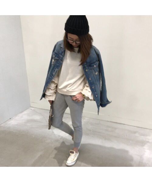 copine（コピン）の「再入荷!ボリューム袖フリルラウンドネックプルオーバー(4color)（スウェット・レディース・その他）」の10枚目の写真