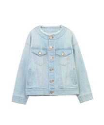 31 Sons de mode | フレイドカラーデニムブルゾン(ジャケット/アウター)