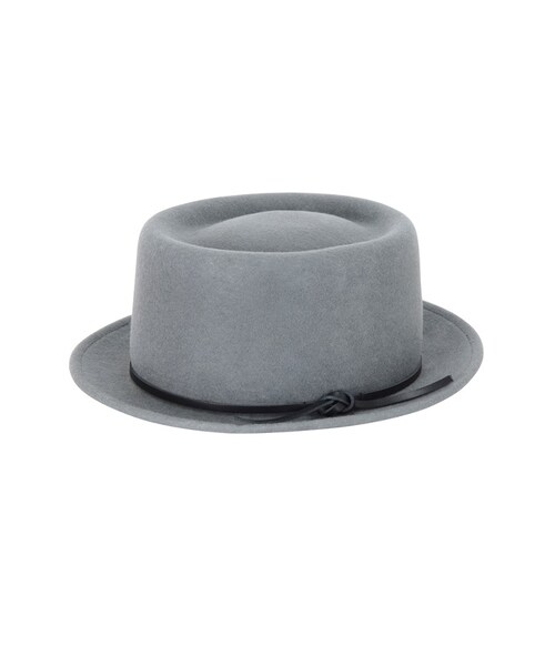Ne-net（ネネット）の「ネ・ネット / ポークパイHAT / 帽子（帽子・beige -△/gray -△・サイズ,高さ,頭周り,ツバ,-,11,56,4.5,）」の2枚目の写真