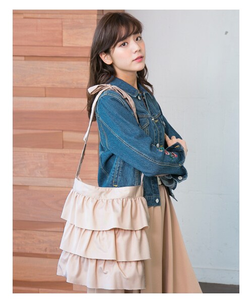 Ingni イング の 春の新作 フリルショルダーバッグ バッグ Wear
