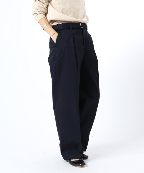 FRAMeWORK（フレームワーク）の「≪予約≫ベルトツキ ワイド チノパンツ◆（パンツ・ホワイト/34/在庫あり/36/38/40）」の18枚目の写真