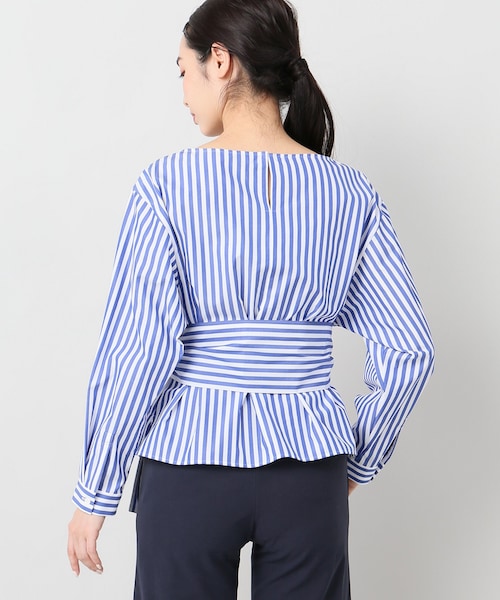 Spick & Span（スピックアンドスパン）の「ウエストリボンストライプ 