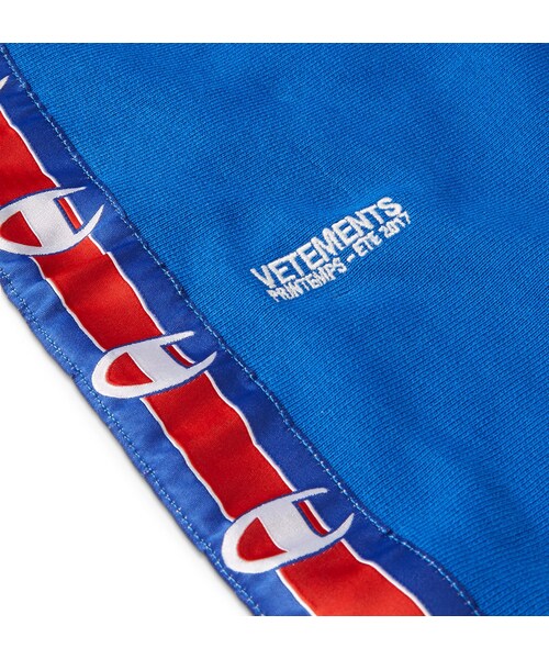 Vetements - Tapered Logo-Print Loopback Cotton-Jersey Sweatpants