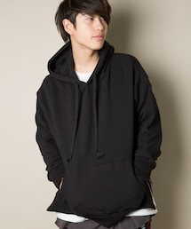 CASPER JOHN AIVER | CASPER JOHN AIVER　サイドジップビッグパーカー(パーカー)