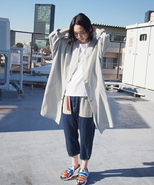 FRAPBOIS（フラボア）の「スニーク（サンダル・レディース・ホワイト/ブラック・0/1/2/3）」の12枚目の写真