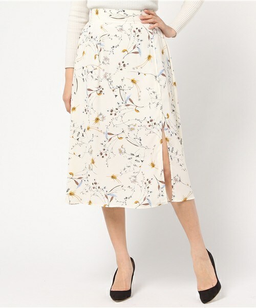 archives（アルシーヴ）の「花柄 スカート（スカート）」 - WEAR