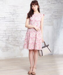 TOCCA（トッカ）の「TOCCA STRAW FLOWER ドレス(C)FDB