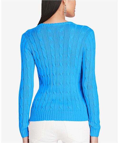 POLO RALPH LAUREN(ポロ ラルフ ローレン)の「Polo Ralph Lauren V-Neck Sweater(ニット/セーター・レディース・Purple/Pink/Blue・XS/S/M/L/XL)」の6枚目の写真