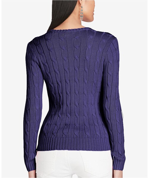 POLO RALPH LAUREN(ポロ ラルフ ローレン)の「Polo Ralph Lauren V-Neck Sweater(ニット/セーター・レディース・Purple/Pink/Blue・XS/S/M/L/XL)」の14枚目の写真