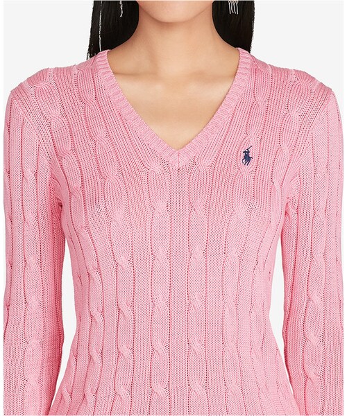 POLO RALPH LAUREN(ポロ ラルフ ローレン)の「Polo Ralph Lauren V-Neck Sweater(ニット/セーター・レディース・Purple/Pink/Blue・XS/S/M/L/XL)」の5枚目の写真