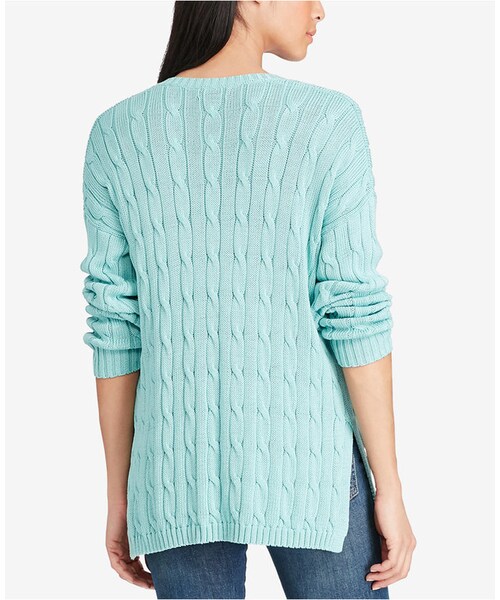 POLO RALPH LAUREN(ポロ ラルフ ローレン)の「Polo Ralph Lauren V-Neck Sweater(ニット/セーター・レディース・Purple/Pink/Blue・XS/S/M/L/XL)」の17枚目の写真