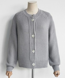 DHOLIC | ラグランスリーブ4ボタンニットカーディガン(カーディガン/ボレロ)