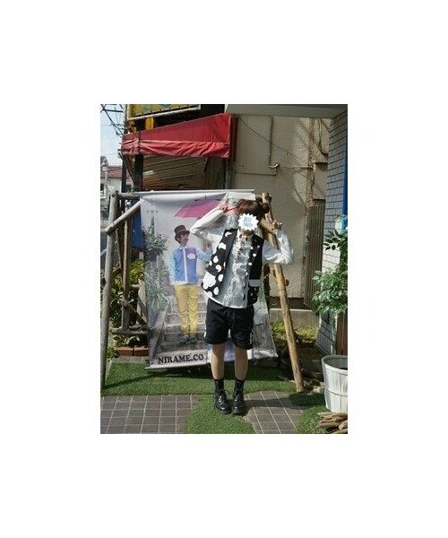 NIRAME.CO(ニラメッコ)の「すごろくベスト。 モノトーン ドット(ベスト・メンズ・その他)」の3枚目の写真