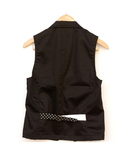 NIRAME.CO(ニラメッコ)の「すごろくベスト。 モノトーン ドット(ベスト・メンズ・その他)」の5枚目の写真