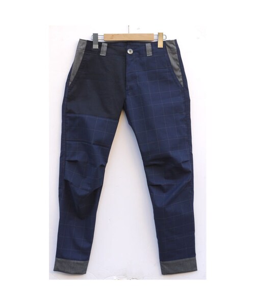 NIRAME.CO（ニラメッコ）の「浅瀬パンツ　ネイビーチェック（その他パンツ・メンズ・その他）」の4枚目の写真