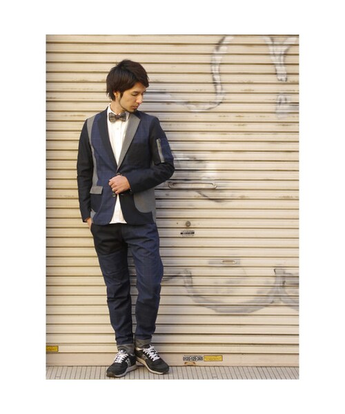 NIRAME.CO（ニラメッコ）の「浅瀬パンツ　ネイビーチェック（その他パンツ・メンズ・その他）」の2枚目の写真