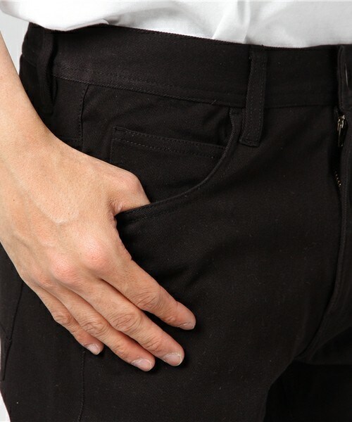 glory crew（グローリークルー）の「スーパーストレッチチノパンツ（チノパンツ・メンズ・ブラック・S/M/L/LL）」の7枚目の写真