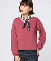 archives | スカーフ付きＶネックプルオーバー(Tシャツ/カットソー)