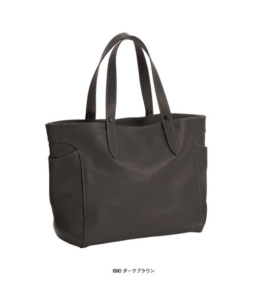 SLOW 本革 トートバッグ ブラウン　中袋取外し可 未使用級✨スロウ レザー トートバッグ ブラウン メンズ - メルカリ