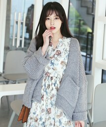 DHOLIC | ウール混ポケットニットオープンカーディガン(カーディガン/ボレロ)