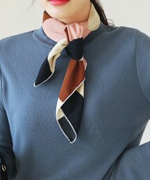 DHOLIC | カラーブロックスクエアスカーフ(ストール/ショール)